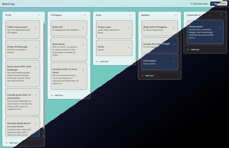 Quest Log - A Kanban Board